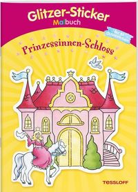 Bild vom Artikel Glitzer-Sticker Malbuch. Prinzessinnen-Schloss vom Autor Silke Neubert