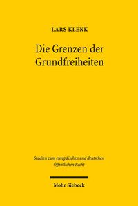 Produktbild: Die Grenzen der Grundfreiheiten