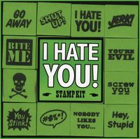 Produktbild: I Hate You Stamp Kit [With 16 Scorn-Filled Stamps]