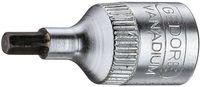 Produktbild: Steckschl&uuml;sseleinsatz IN 20 1/4 Zoll Innen-6-kant SW 3mm L.37mm GEDORE