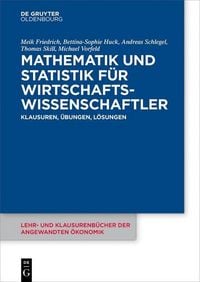 Produktbild: Mathematik und Statistik f&uuml;r Wirtschaftswissenschaftler