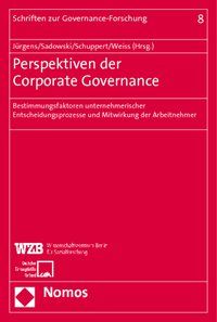 Produktbild: Perspektiven der Corporate Governance