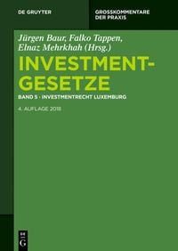 Produktbild: Investmentgesetze / Investmentrecht Luxemburg