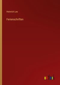 Produktbild: Ferienschriften