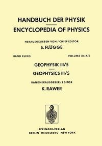 Produktbild: Geophysik III / Geophysics III