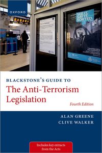 Produktbild: Blackstone's Guide to the Anti-Terrorism Legislation