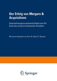 Produktbild: Der Erfolg von Mergers & Acquisitions