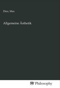 Produktbild: Allgemeine &Auml;sthetik