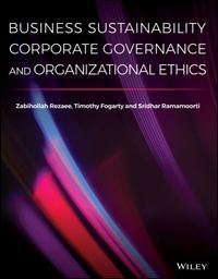 Produktbild: Business Sustainability, Corporate Governance, and Organizational Ethics