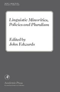 Produktbild: Linguistic Minorities, Policies and Pluralism