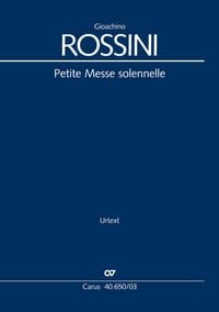 Produktbild: Petite Messe solennelle (Klavierauszug)