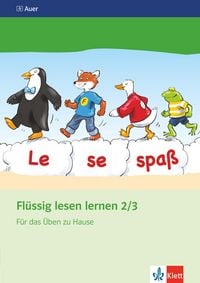 Produktbild: Fl&uuml;ssig lesen lernen. Arbeitsheft f&uuml;r das &Uuml;ben zu Hause 2./3. Schuljahr