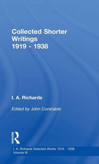 Produktbild: Collected Shorter Writings V9