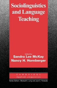 Produktbild: Sociolinguistics and Language Teaching