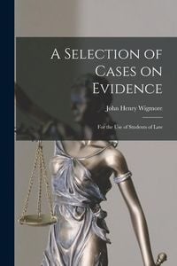 Produktbild: A Selection of Cases on Evidence