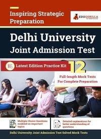 Produktbild: Delhi University Joint Admission Test Exam 2021 | Preparation Kit for DU JAT | 12 Full-length Mock Tests | By EduGorilla