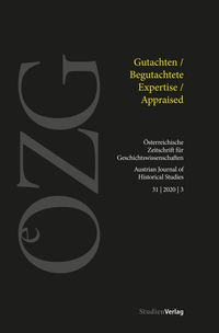 Österreichische Zeitschrift für Geschichtswissenschaften 3/2020