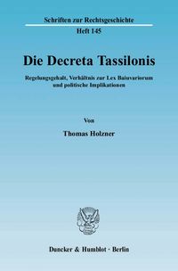 Produktbild: Die Decreta Tassilonis.