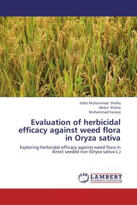 Produktbild: Evaluation of herbicidal efficacy against weed flora in Oryza sativa