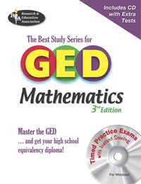 Produktbild: GED Mathematics: The Best Study Series for GED with CDROM