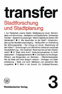 Produktbild: Stadtforschung und Stadtplanung