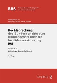 Produktbild: Rechtsprechung des Bundesgerichts zum IVG