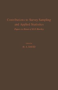 Produktbild: Contributions to Survey Sampling and Applied Statistics