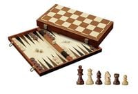 Produktbild: Schach-Backgammon-Dame-Set, Feld 40 mm