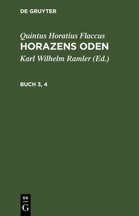 Produktbild: Horazens Oden. Buch 3, 4