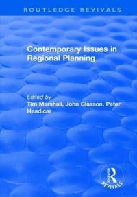 Produktbild: Glasson, J: Contemporary Issues in Regional Planning