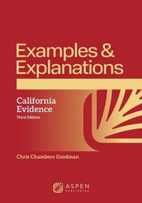Produktbild: Examples & Explanations for California Evidence