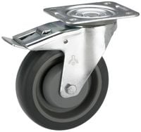 Produktbild: d&ouml;rner + helmer 716565F 716565F Lenkrolle Rad-Durchmesser: 100 mm Tragf&auml;higkeit (max.): 150 kg 1 St.
