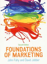 Produktbild: Jobber, D: Foundations of Marketing, 7e