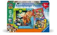 Produktbild: Kinderpuzzle 3x49 Teile - Paw Patrol 3 Dino Movie