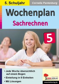 Produktbild: Wochenplan Sachrechnen / Klasse 5