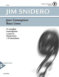 Produktbild: Snidero, J: Jazz Conception Bass Lines/m. CD