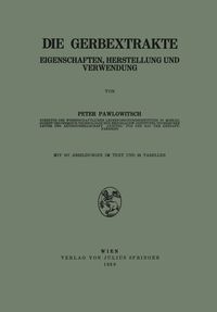 Produktbild: Die Gerbextrakte