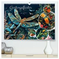 Produktbild: Gartengefl&uuml;ster - Tierische Besucher in der Bl&uuml;tenf&uuml;lle (hochwertiger Premium Wandkalender 2026 DIN A2 quer), Kunstdruck in Hochglanz