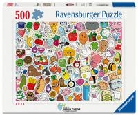 Produktbild: Erwachsenenpuzzle 500 Teile - Niedliches Kawaii Chaos