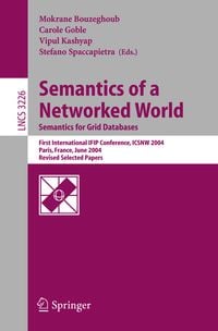 Produktbild: Semantics of a Networked World. Semantics for Grid Databases