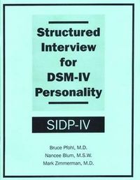 Produktbild: Structured Interview for Dsm-Iv(r) Personality (Sidp-IV)