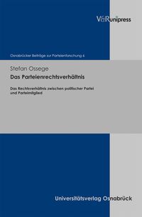 Produktbild: Das Parteienrechtsverh&auml;ltnis