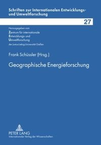 Produktbild: Geographische Energieforschung
