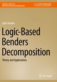 Produktbild: Logic-Based Benders Decomposition