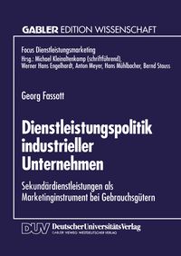 Produktbild: Dienstleistungspolitik industrieller Unternehmen