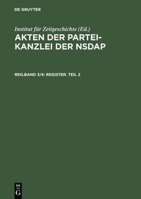 Produktbild: Register. Teil 2