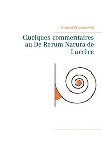 Produktbild: Quelques commentaires au De Rerum Natura de Lucr&egrave;ce