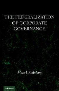 Produktbild: The Federalization of Corporate Governance