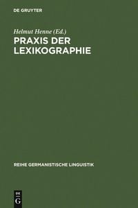 Produktbild: Praxis der Lexikographie