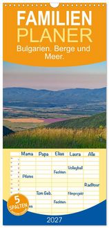 Produktbild: Familienplaner 2027 - Bulgarien. Berge und Meer. mit 5 Spalten (Wandkalender, 21 x 45 cm) CALVENDO